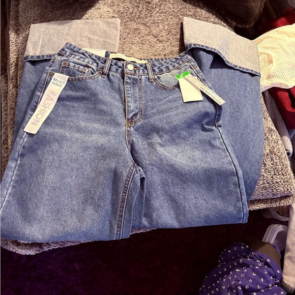 Tinseltown Blue Straight Leg Jeans - Picture 1 of 4